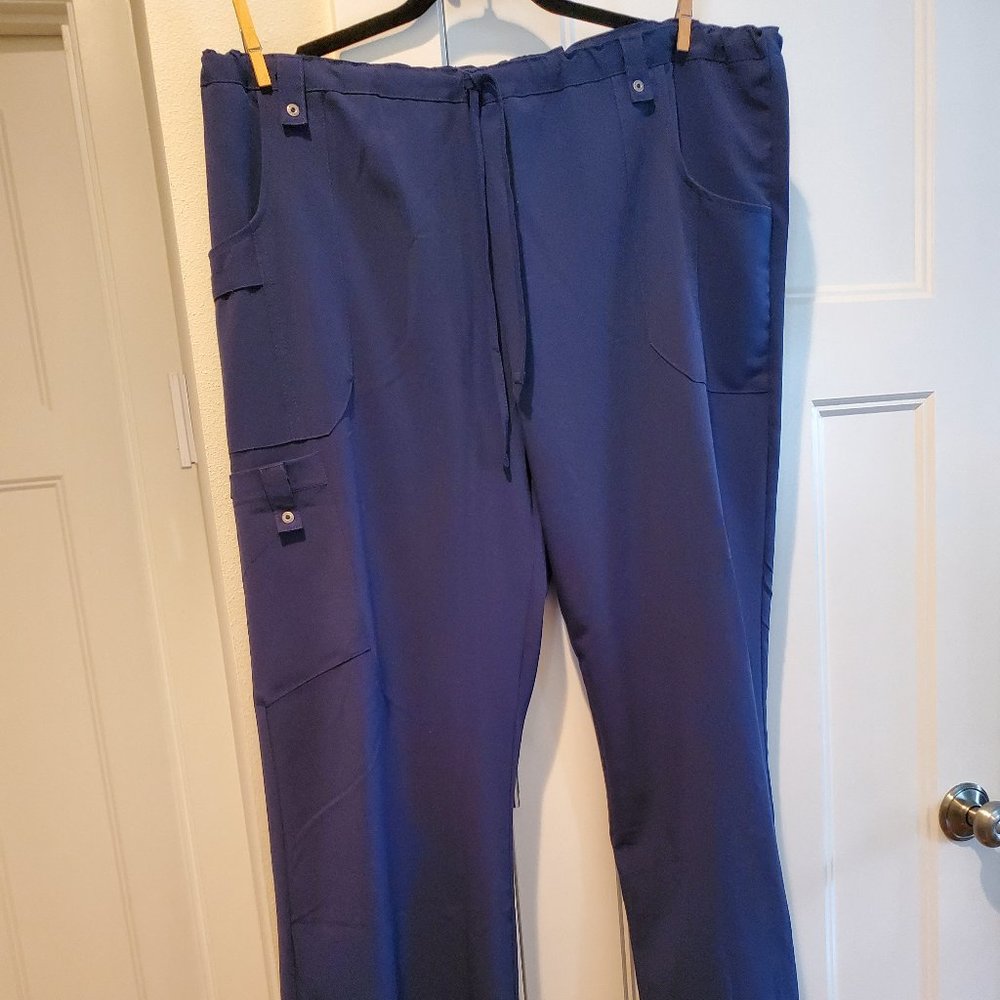 Scrub Pant - Navy XL, drawstring waist.